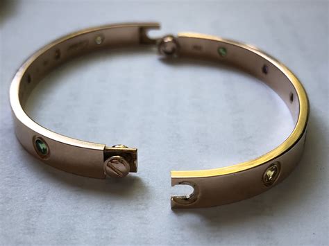 cartier screw bracelet silver|cartier bracelet how to open.